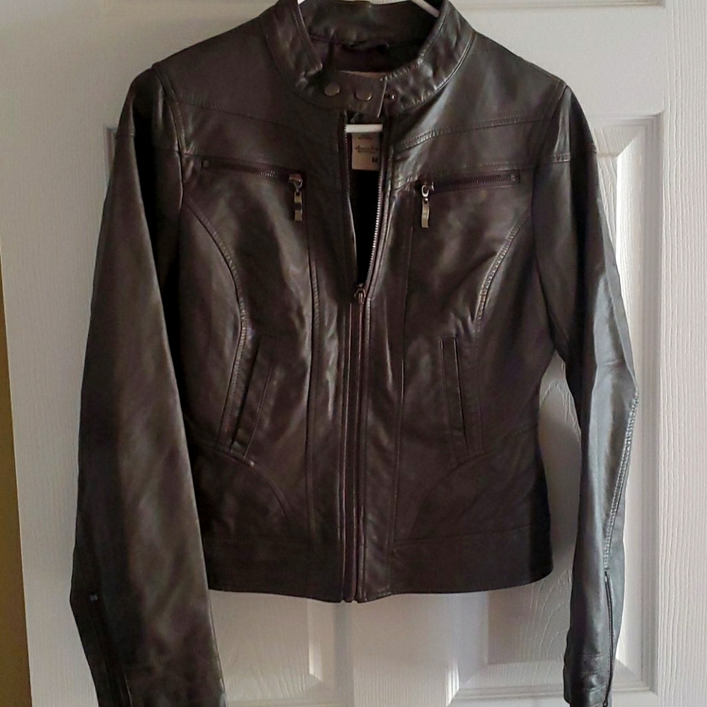 American Rag Size Medium Gray Polyester Jacket